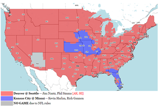 Illustration for article titled Your NFL Week 3 Viewing Maps